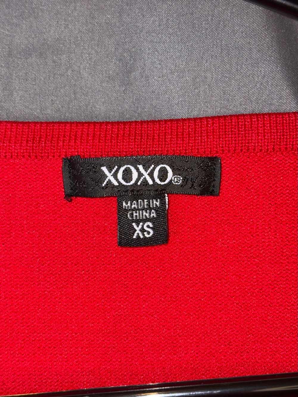 XOXO Red Lace Deep V Bodycon Bandage Dress XS - Picture 3 of 6